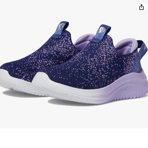 Skechers Child Ultra Flex 3.0-All Things Lavender/Navy Sneaker Sz: 2 - Picture 1 of 7